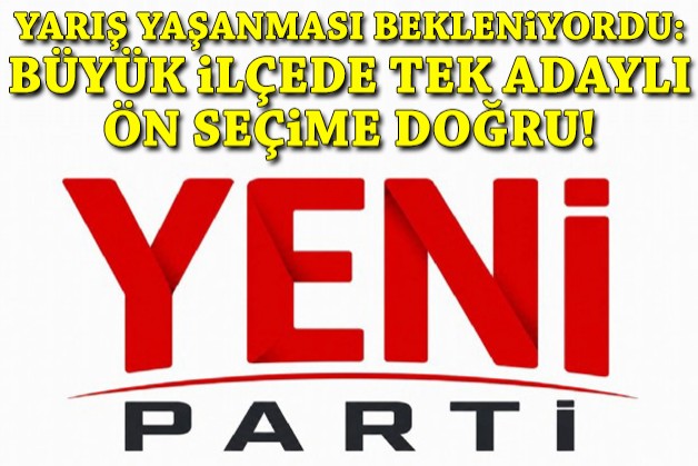 Ön seçimde yarış yaşanması bekleniyordu… Tek aday sürprizi!