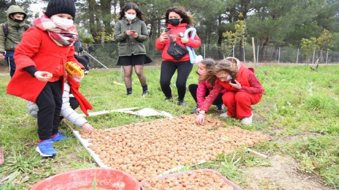 Otizmli minikler doğal tarımla tanıştı