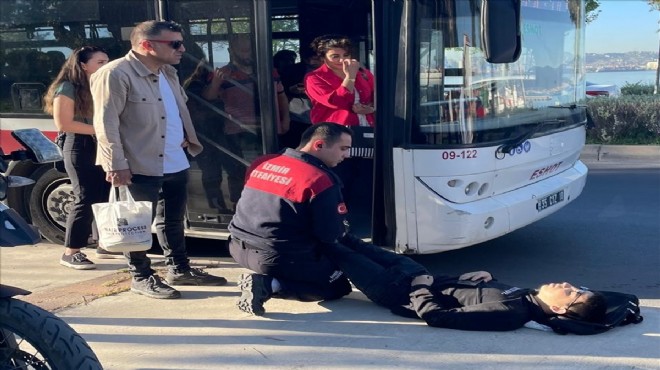 Otobüste bilinci kapandı: İlk müdahale şoförden!