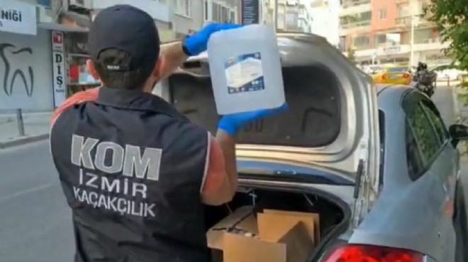 Otomobile sahte etil alkol baskını!