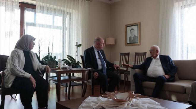 Özdağ dan İmamoğlu nun anne ve babasına ziyaret
