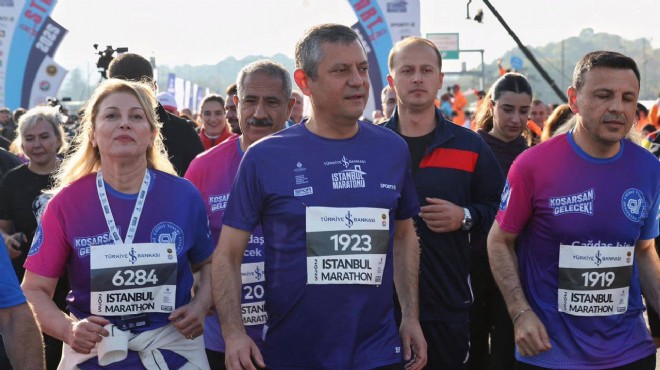Özel den maratonda  İmamoğlu  mesajı