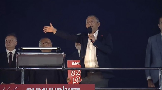 40. miting: Özgür Özel den bir kez daha sandık mesajı!