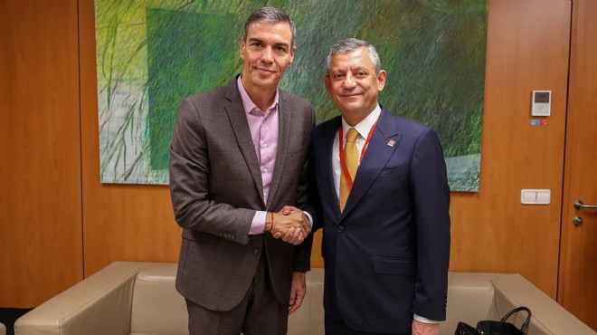 Özgür Özel, Pedro Sanchez ile bir araya geldi
