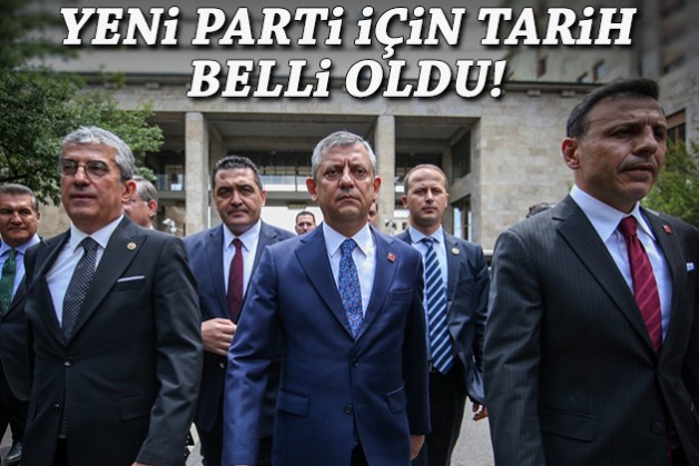 Özgür Özel'in yeni partisi için tarih belli oldu!