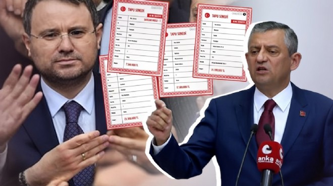 Özgür Özel den tapu iddiası, İzmir detayı: Gürlek ten yalanlama!