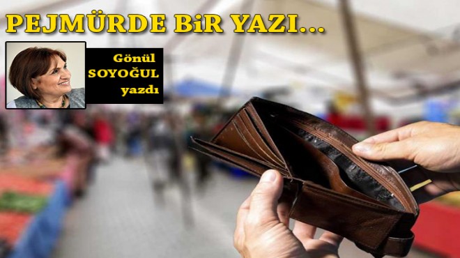 Pejmürde bir yazı...