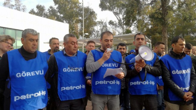 Petrol-İş ten TÜPRAŞ ta uyarı eylemi