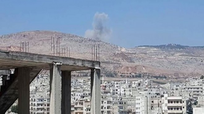Rus savaş uçaklarından İdlib e saldırı