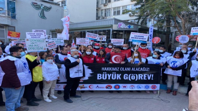 Sağlık emekçilerinin grevi 2.gününde: Oyalama değil hakkımız olanı istiyoruz!