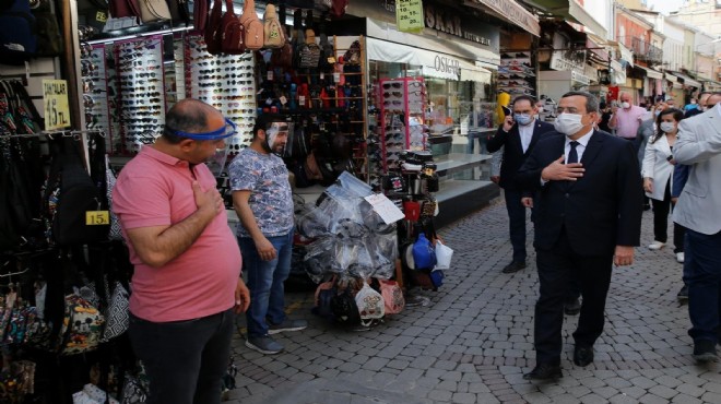 Salgınla mücadelede Konak'a tam not