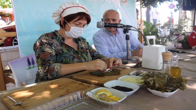 Sardalye sarmalar hamarat Başkan'dan!