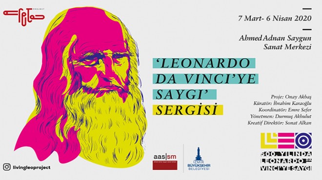 Saygı sergisi: Leonardo Da Vinci İzmir e geliyor!