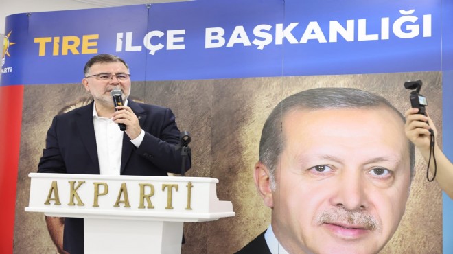 Saygılı Tire de konuştu: Laf değil eser üretiyoruz