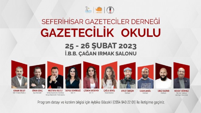 Seferihisar da  Gazetecilik Okulu  yola çıkıyor!