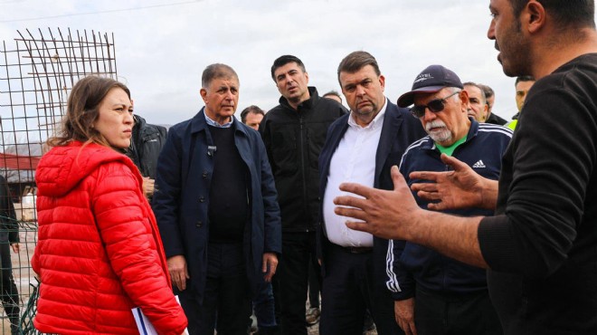 Seferihisar da sel ve fırtına sonrası yoğun mesai