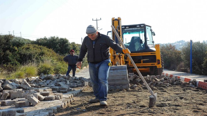 Seferihisar'da yol harekatı tam gaz!