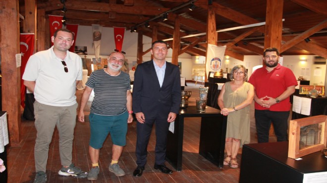 Seferihisarlı sanatçılardan Efes te antik sergi
