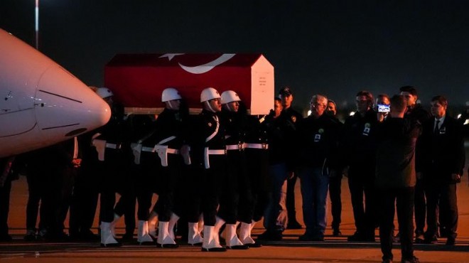 Şehit Pilot Hasan Bahar ın naaşı Türkiye ye getirildi