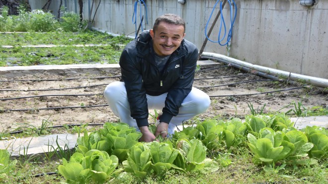 Şengül siyaseti bıraktı, bahçeye daldı!