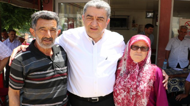 Serter vatandaşın bayramını kutladı, CHP'ye ve İnce'ye oy istedi