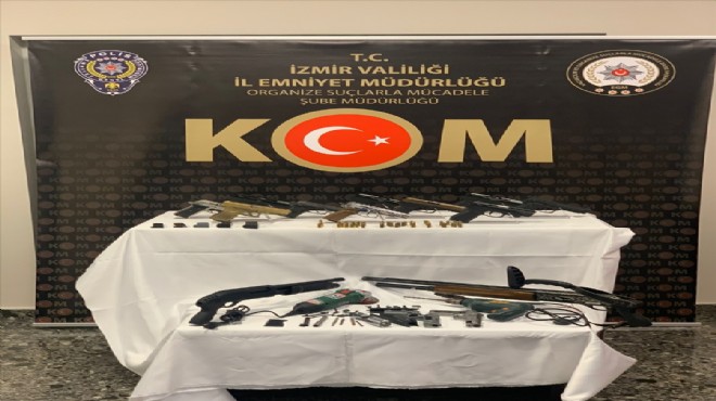 Silah kaçakçılığı operasyonu: 12 gözaltı