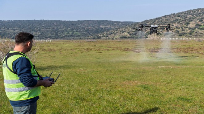 Sivrisineklere karşı hava harekatı!