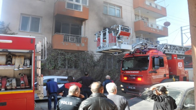 Şofben yangın çıkardı, yavru kediyi komşular kurtardı!