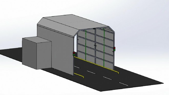 Şoförler ve Otomobilciler Esnaf Odasından  araç dezenfeksiyon tüneli  projesi