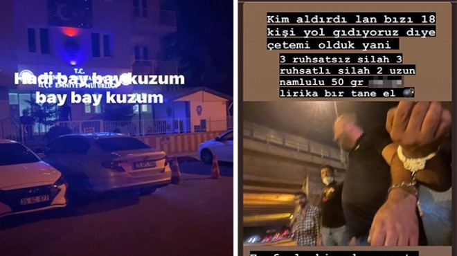 Sosyal medyadan polisi tehdit etmişti... Tutuklandı