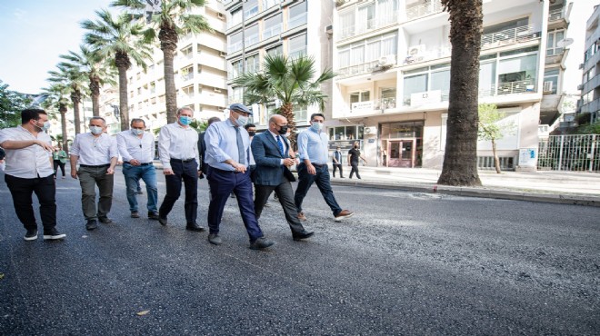 Soyer'den Talatpaşa Bulvarı'nda 'asfalt' mesaisi!