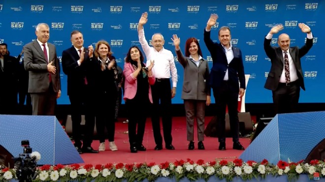 Soyer'den miting mesajları: Milletin umutlu sesi...