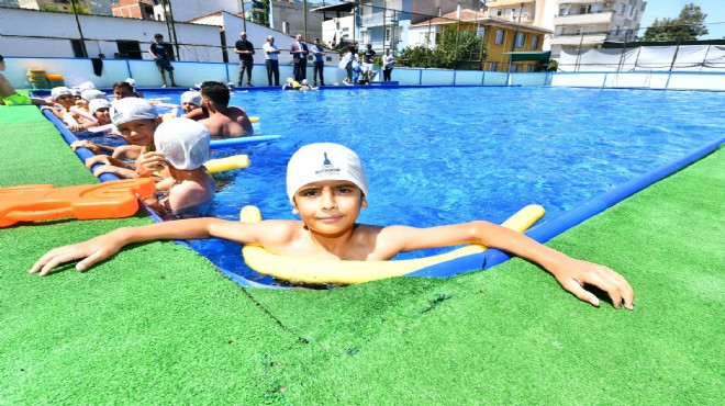 Sporda fırsat eşitliği harekatı: Büyükşehir den 7 portatif havuz birden!