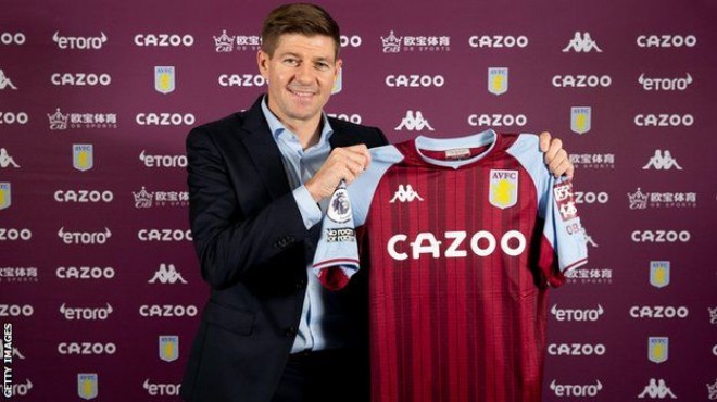 Steven Gerrard, Aston Villa'nın yeni menajeri oldu