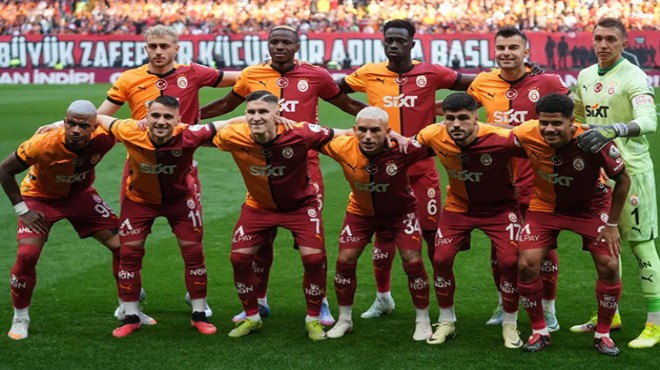 Süper Lig de şampiyon Galatasaray