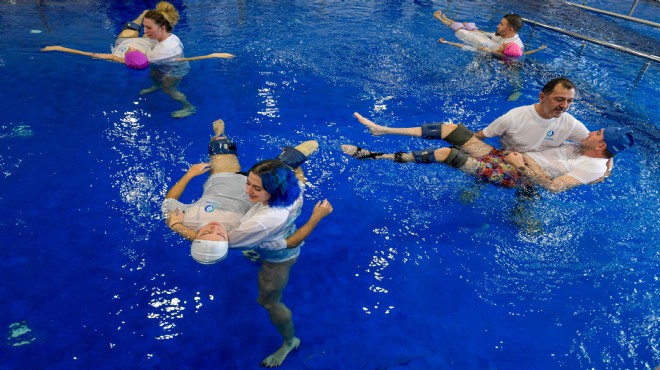 Suyun iyileştirici gücüyle engeller aşılıyor