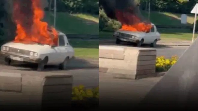 TBMM önünde  Beyaz Toros  yakıldı: Emniyet ten açıklama!