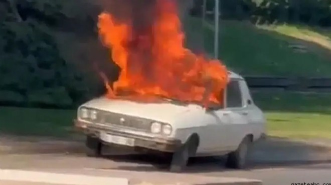 TBMM önünde  Beyaz Toros  yakan kişi tutuklandı