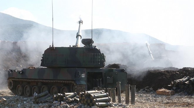 TSK YPG/PKK mevzilerini obüslerle vurdu