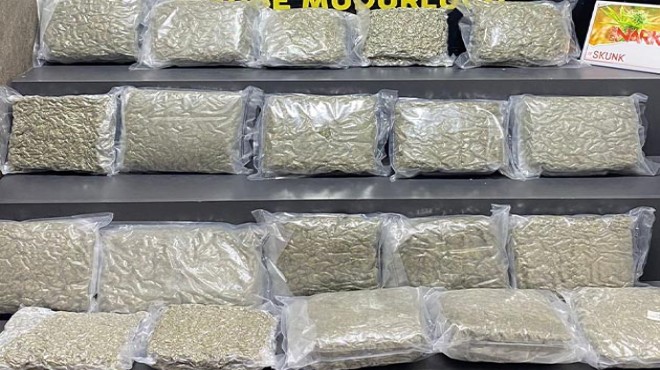 Takibe alınan araçtan 21 kilo  zehir  çıktı!