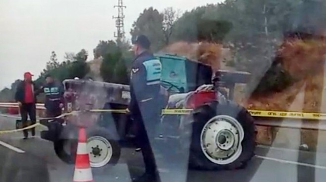 Tarım işçilerini taşıyan traktöre kamyon çarptı!