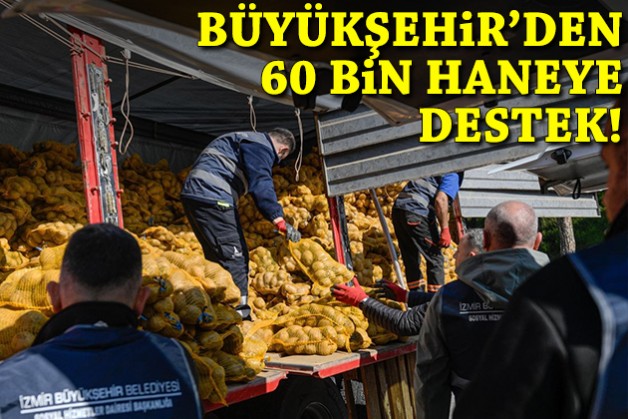 Tarlada kalmadı, sofraya ulaştı: Büyükşehir'den 60 bin haneye destek!