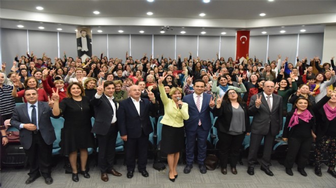 Tekelioğlu Bornova'dan kadınlara seslendi: Yapabilirsiniz!