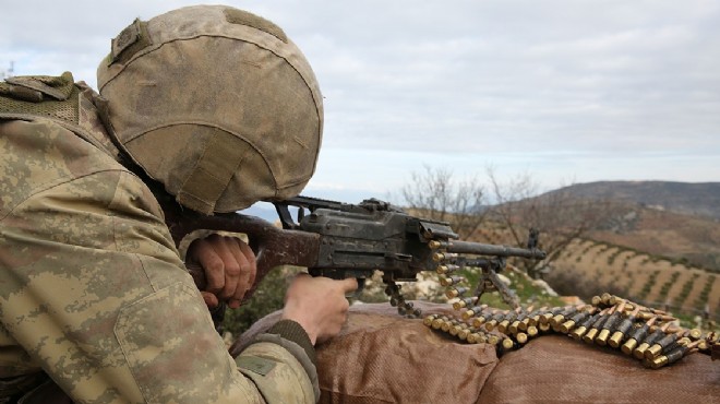 Afrin deki taciz ateşine Mehmetçik ten karşılık