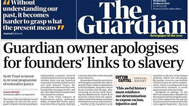 The Guardian dan iki asır sonra gelen özür!