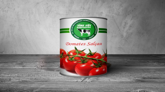 Tire Süt'ten bir destek de domates üreticisine