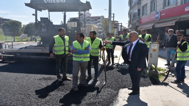 Torbalı'da asfalt mesaisi