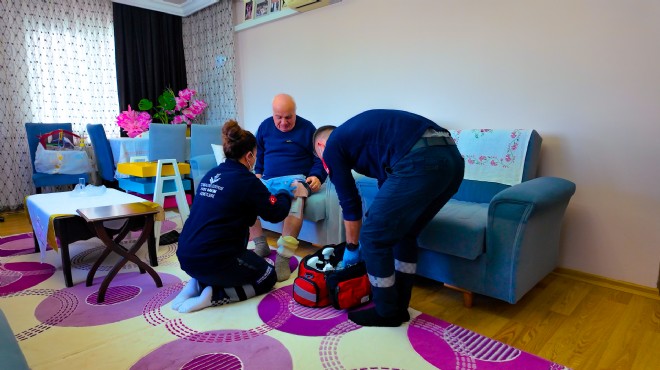 Torbalı da evde sağlık hizmeti fark yarattı