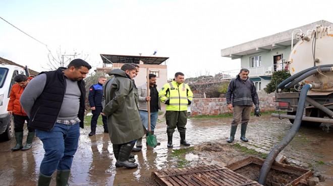 Torbalı da sağanak teyakkuzu: Sorunlara anında çözüm... Başkan Demir den altyapı müjdesi!