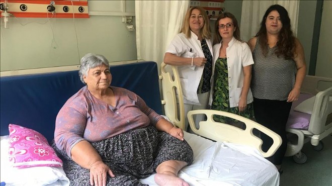 Torunu sayesinde 14 kilo verip ayağa kalktı